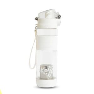 NWT- Katy’s tea brewing tumbler in white